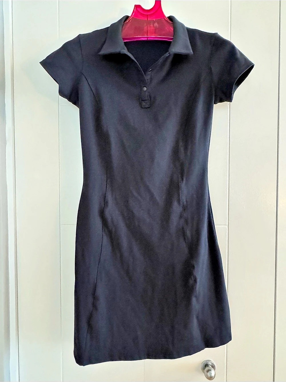 Mono B Black Polo Mini Dress - NEW - Size Large